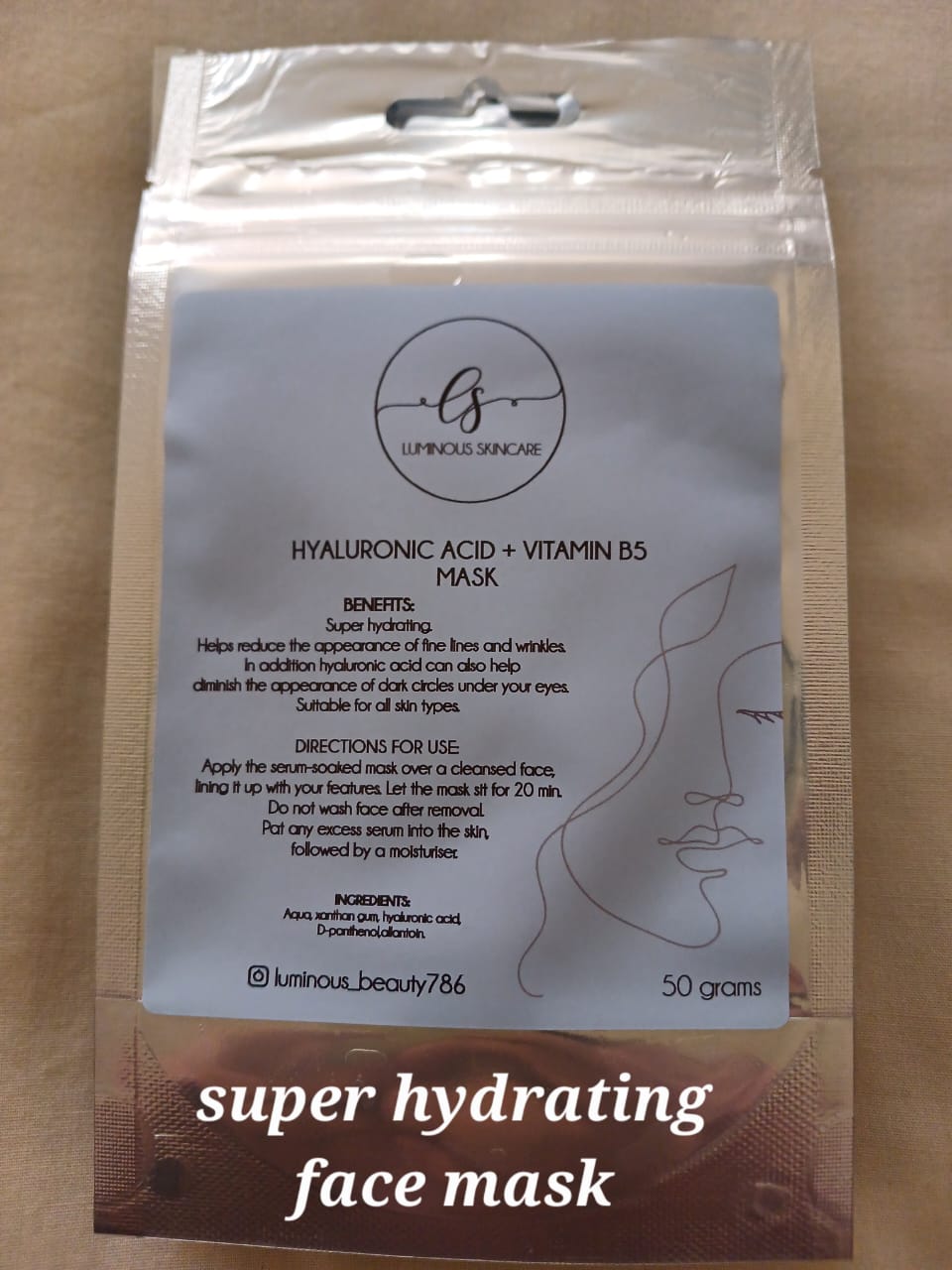 Luminous Skincare Sheet Mask