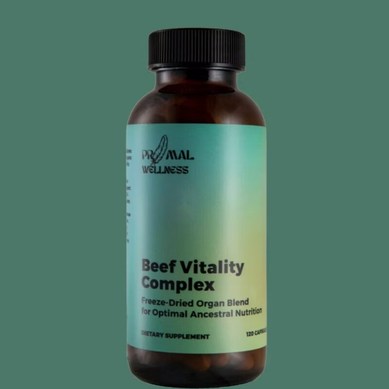 Primal Wellness Beef Vitality Complex (120 Capsules)